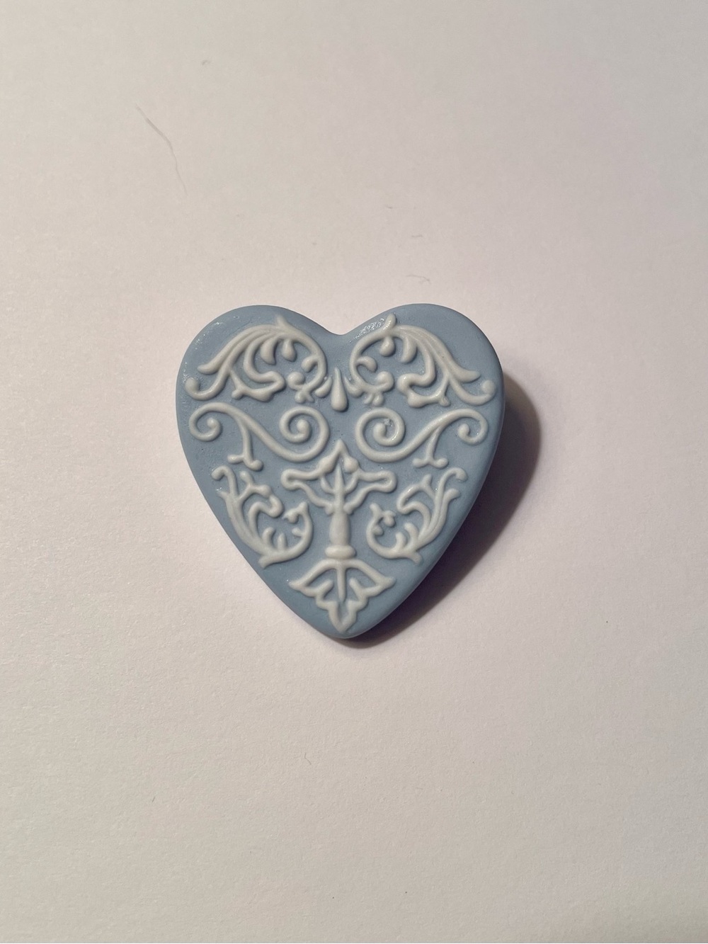 Vintage Wedgwood Blue Jasperware Brooch